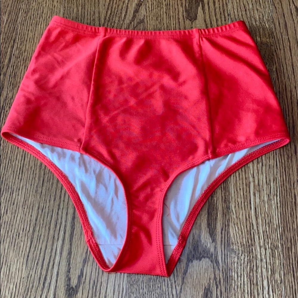 American Apparel Hot Red Bikini Bottoms